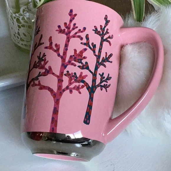 Pink Tree Design Mug - Picture 3 of 4